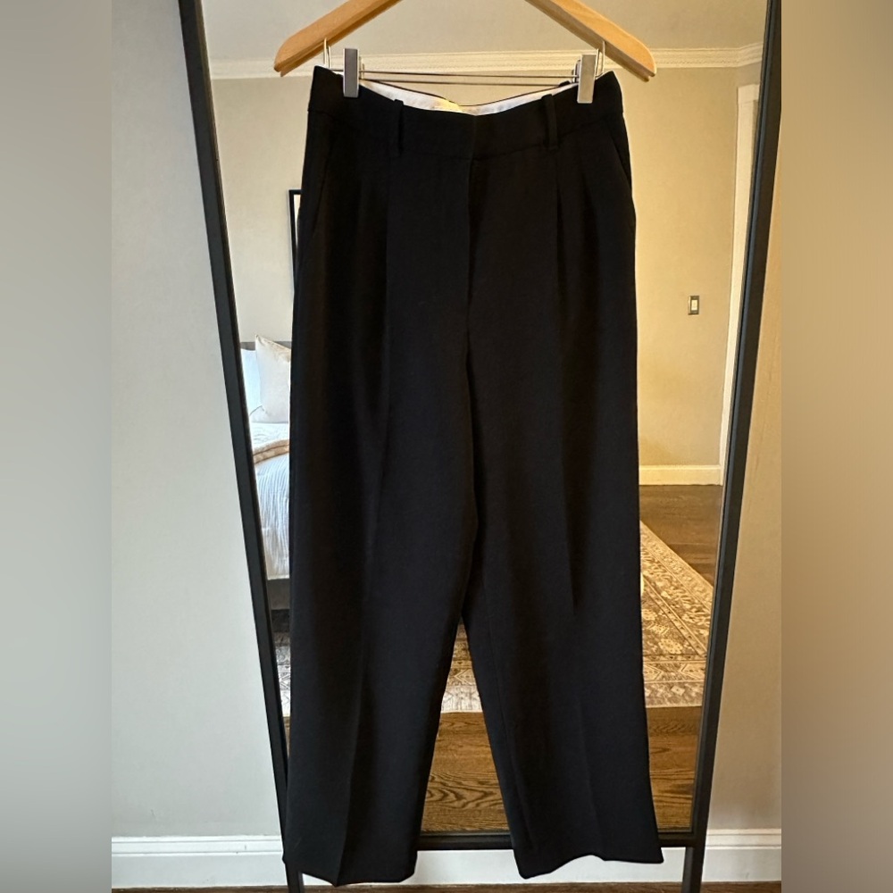 Wilfred Black Tailored Wide-Leg Trousers